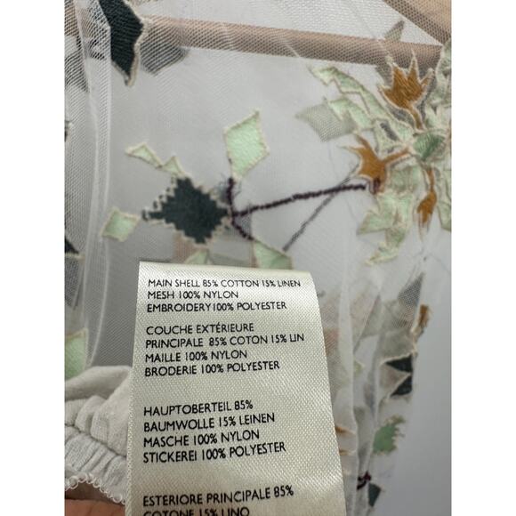 Free People Womens Cream Bone Knit Top Long Sleeve Top Size XS NWT Boho Gypsy - Picture 8 of 9